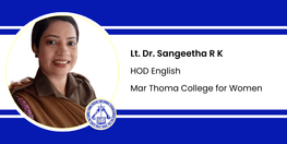 Interview Lt Dr Sangeetha R K HOD English at Mar Thoma College for Women Perumbavoor
